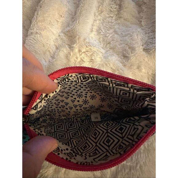 Laurel Burch "Feline Clan" Mini Clutch Cosemtic Pouch EUC - Picture 6 of 6